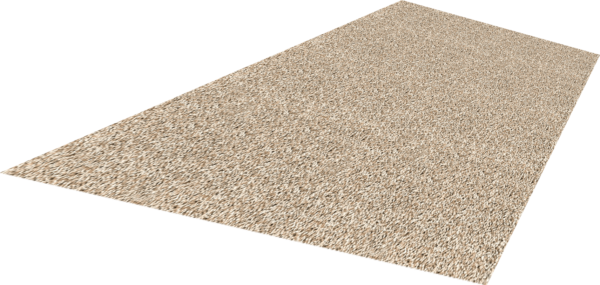 Floor with a beige carpet design