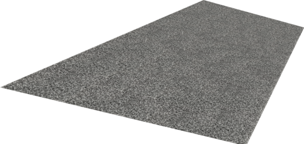 Floor with a gray carpet design